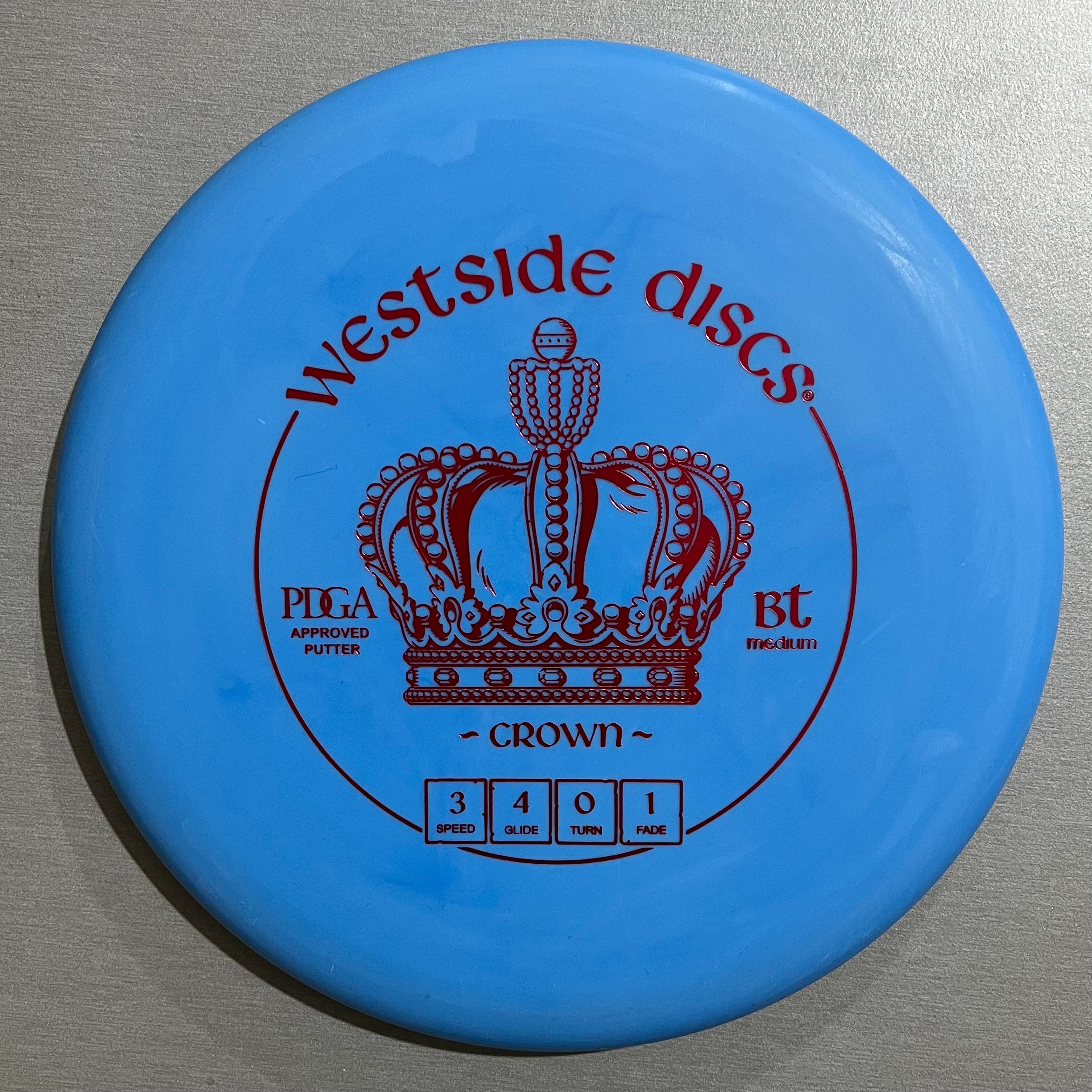Westside Discs Crown BT Medium - Putt & Approach - Sportinglife Turangi 